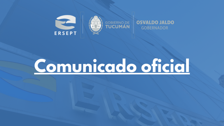 Comunicado oficial restablecimiento de suministro eléctrico.